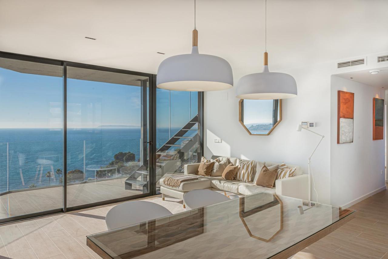 Modern Sea Front Jacuzzi Blue Sky Alicante Exterior foto