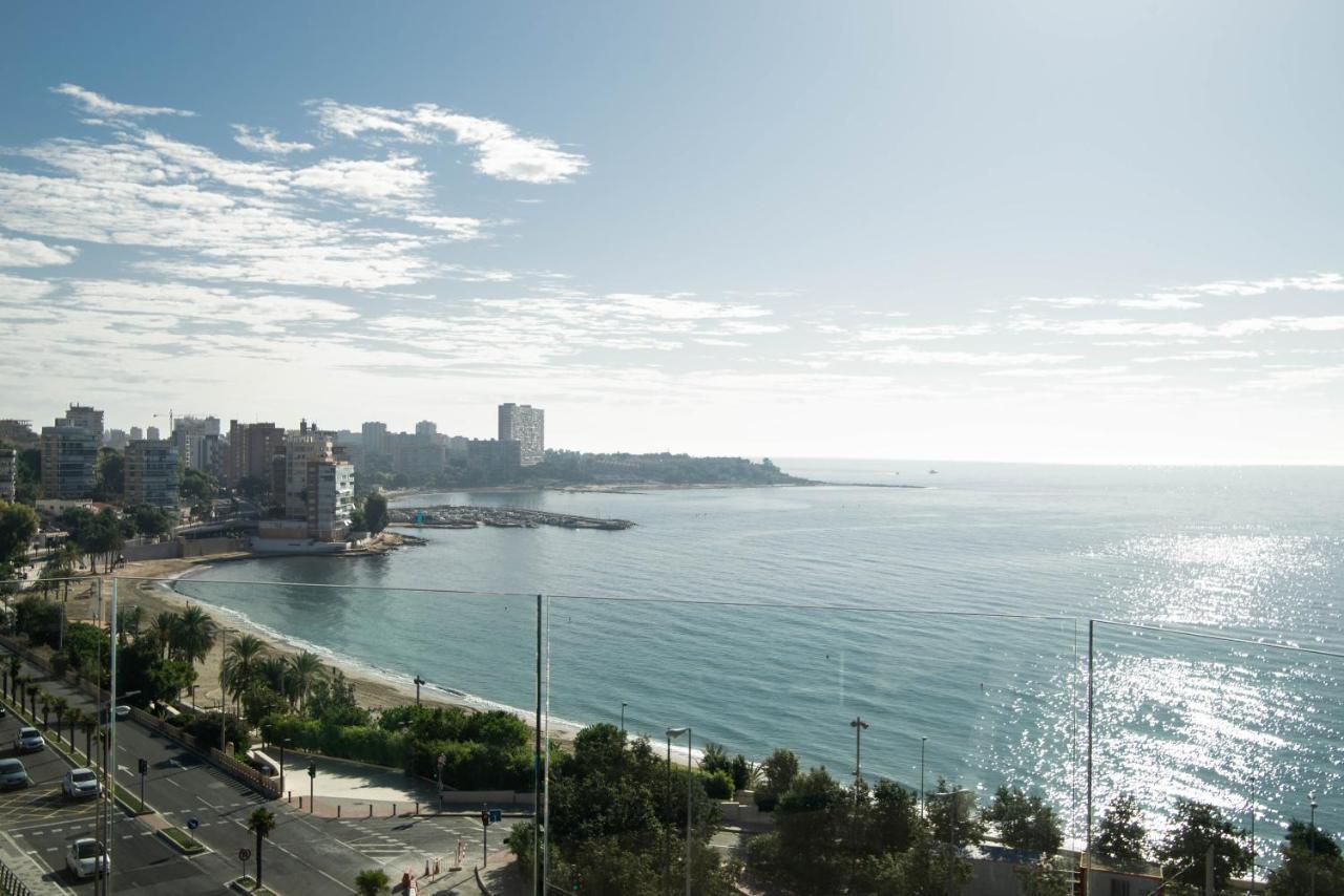 Modern Sea Front Jacuzzi Blue Sky Alicante Exterior foto