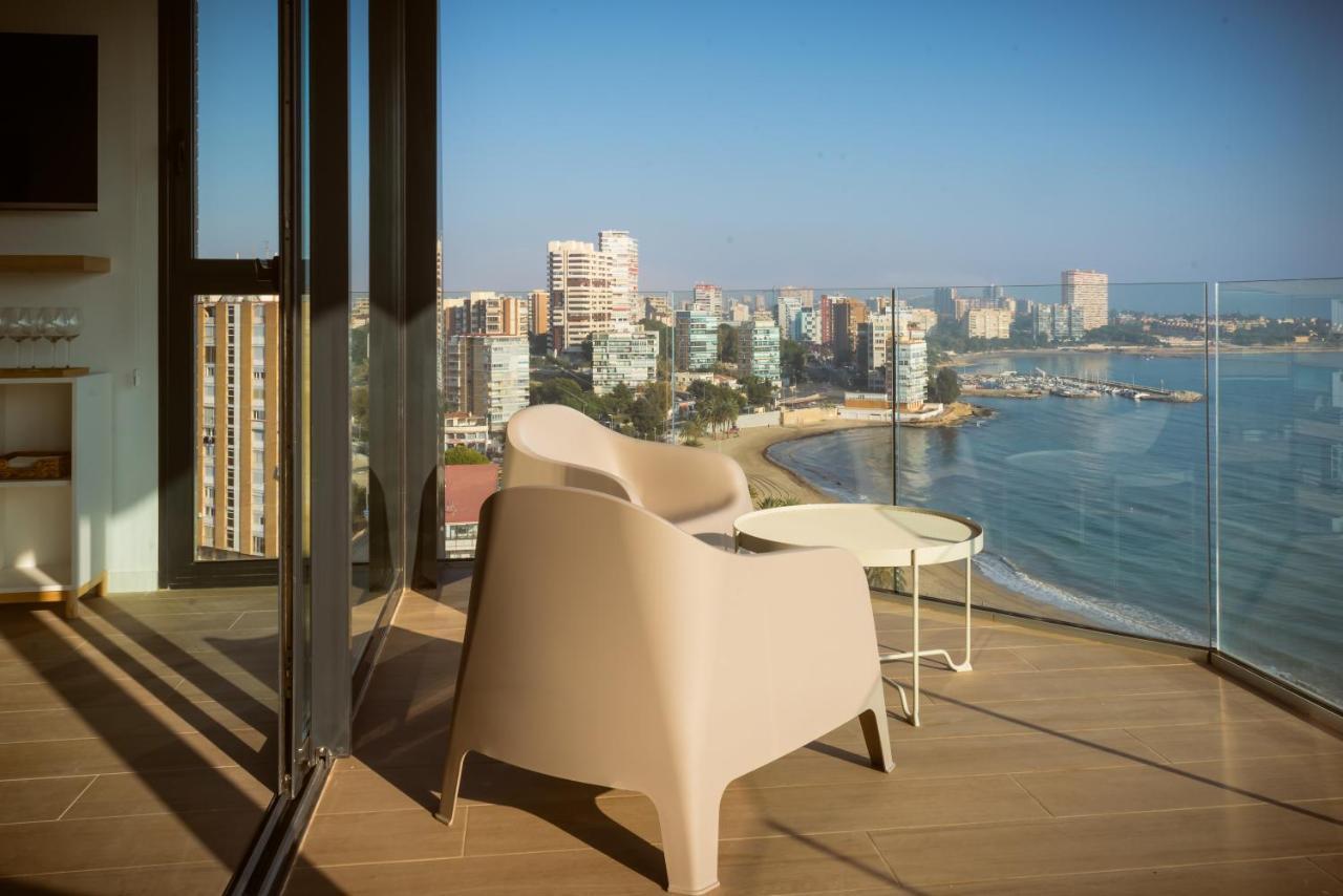 Modern Sea Front Jacuzzi Blue Sky Alicante Exterior foto
