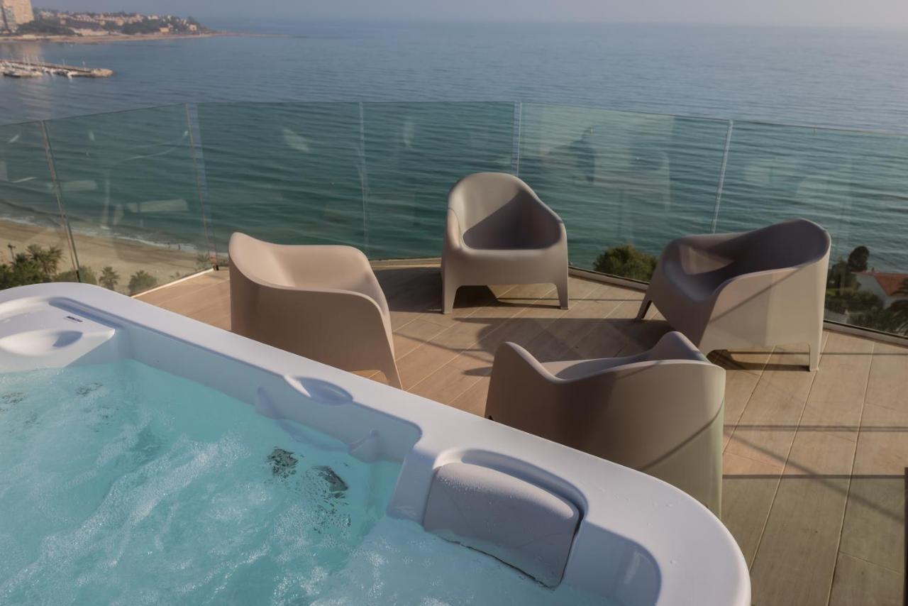 Modern Sea Front Jacuzzi Blue Sky Alicante Exterior foto